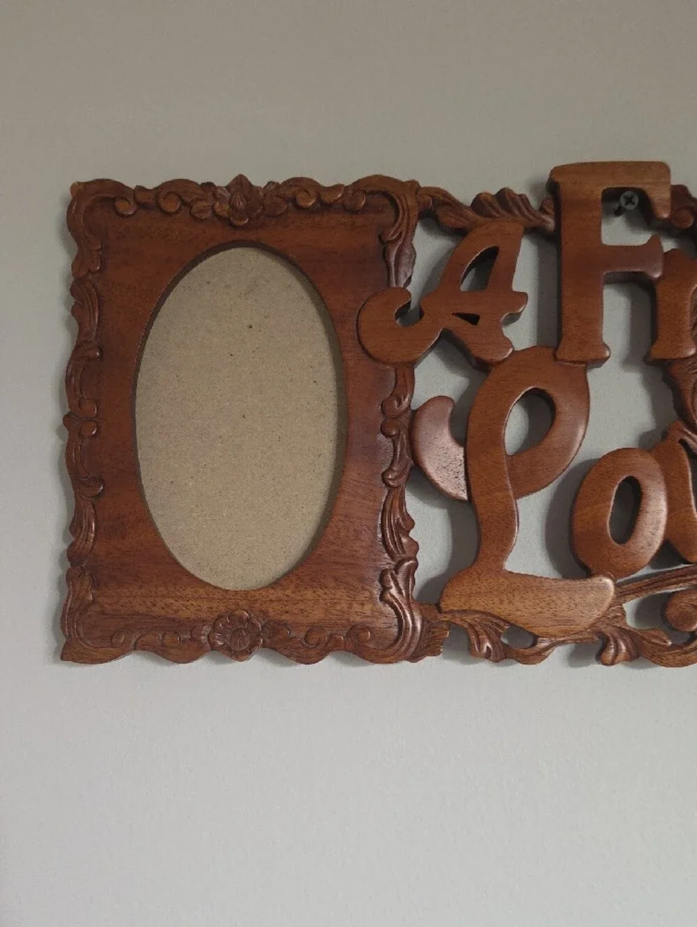 Wooden 'A Friend Loveth at All Times' Decorative Wall Plaque - Brown